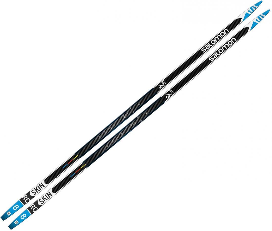 Лыжи с крепл. RC 8 SKIN Med+PS PR Salomon, цвет черный, размер 196 Лыжи с крепл. RC 8 SKIN Med+PS PR - фото 1