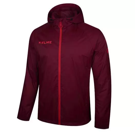 фото Ветровка kelme windproof rain jacket красный