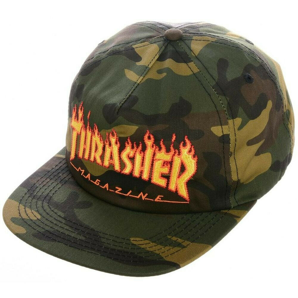 фото Кепка thrasher flame snapback