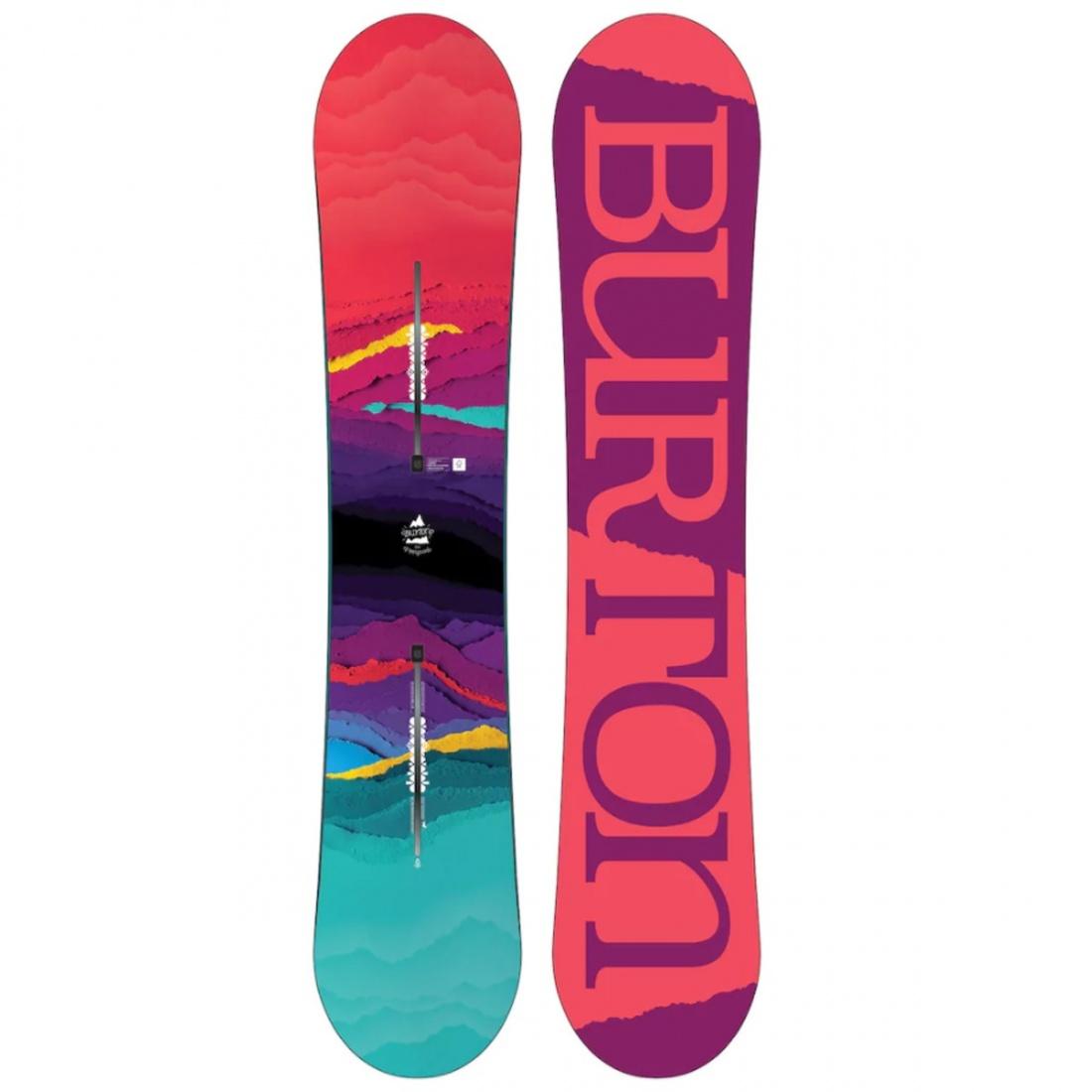 Сноуборд FEELGOOD FLYING V Burton, цвет розовый, размер 144 - фото 1