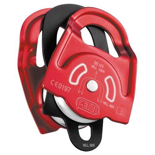 Ролик TWIN Petzl, цвет красный