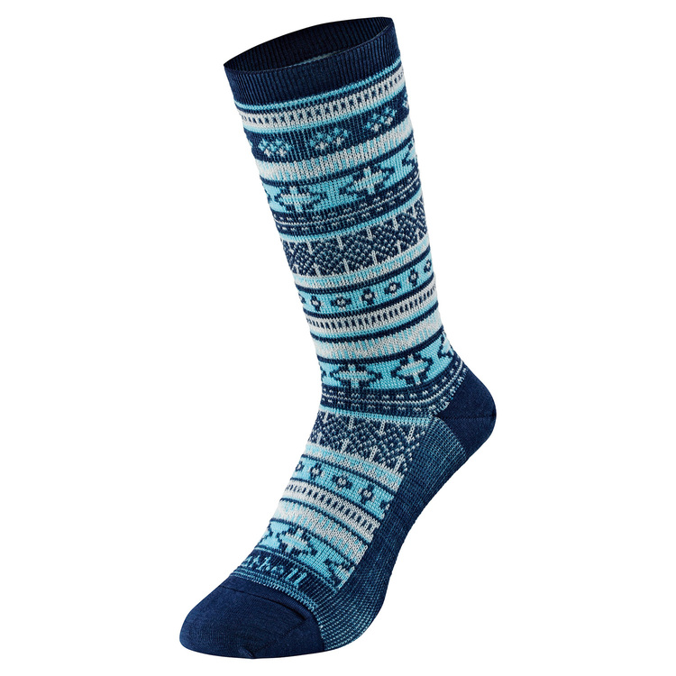 Носки Merino Wool Jacquard жен. MontBell, цвет синий, размер S
