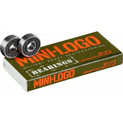 Подшипник ML 8mm 8 packs Mini Logo, цвет черный 1