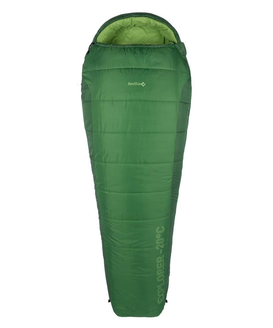 Спальный мешок Explorer -20C left Red Fox, цвет ярко-зеленый, размер Long