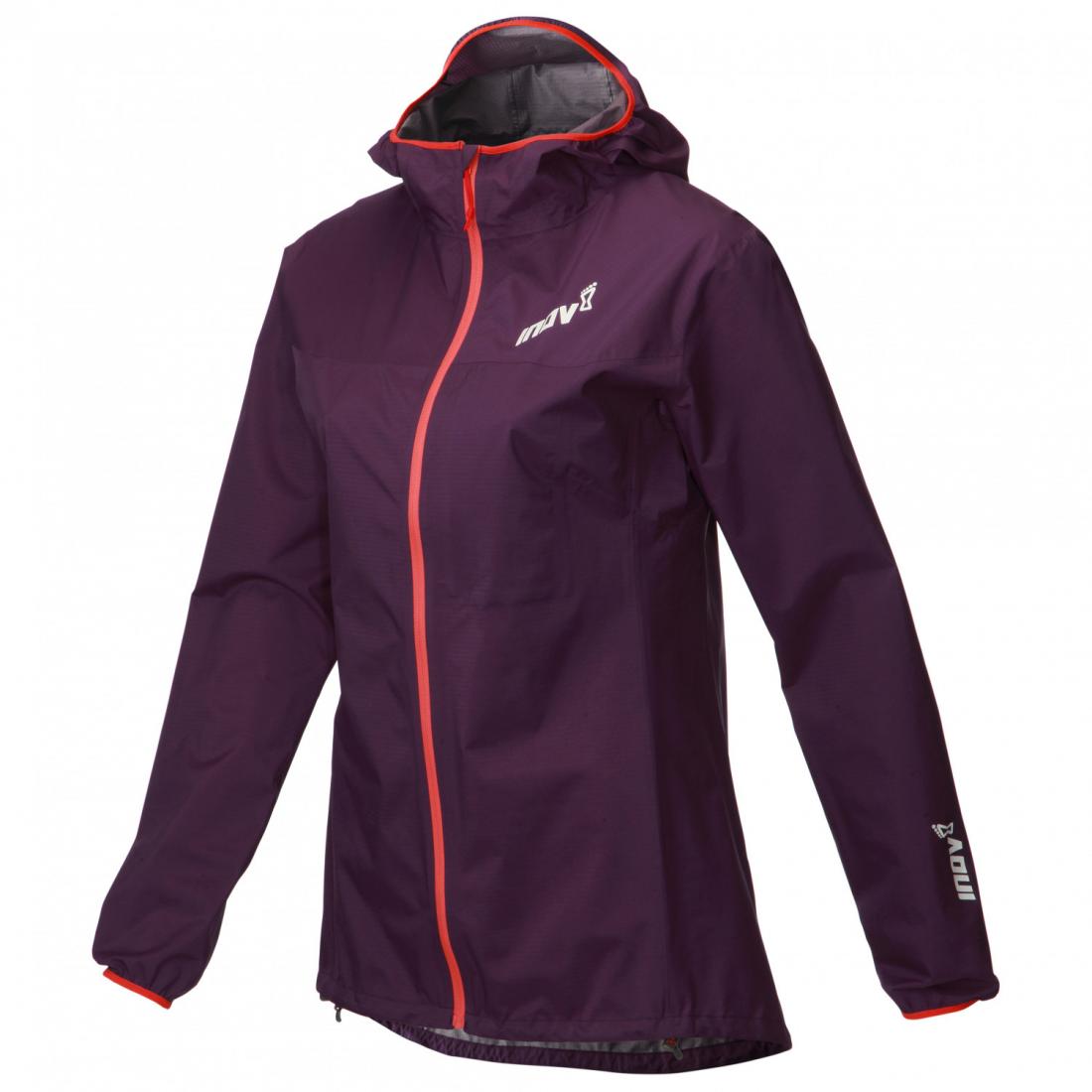 Куртка TRAILSHELL FZ W Inov-8, цвет темно-фиолетовый, размер 14