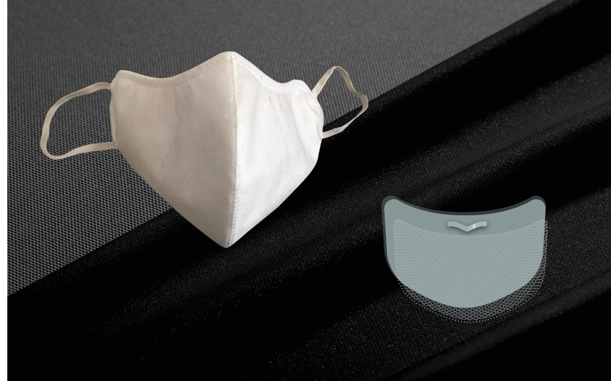 Многоразовая маска из нетканых материалов