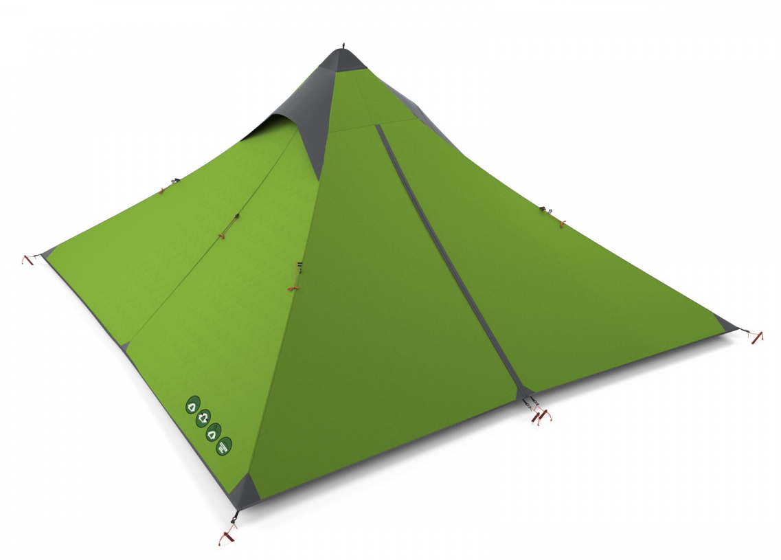 SAWAJ 2 TREK палатка (зеленый) HUSKY