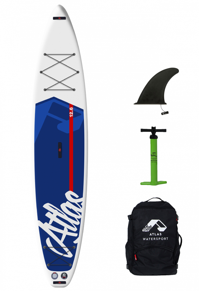 Доска SUP надувная Atlas Touring XL 12'6 Atlas, цвет черный 1