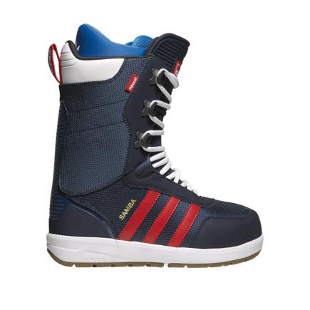 Ботинки сноуб. The Samba Adidas, цвет синий, размер 8.5