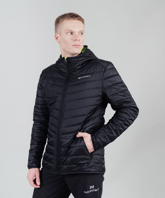 Утеплённая куртка Nordski Season Black GNU, цвет черный 1, размер S - фото 1