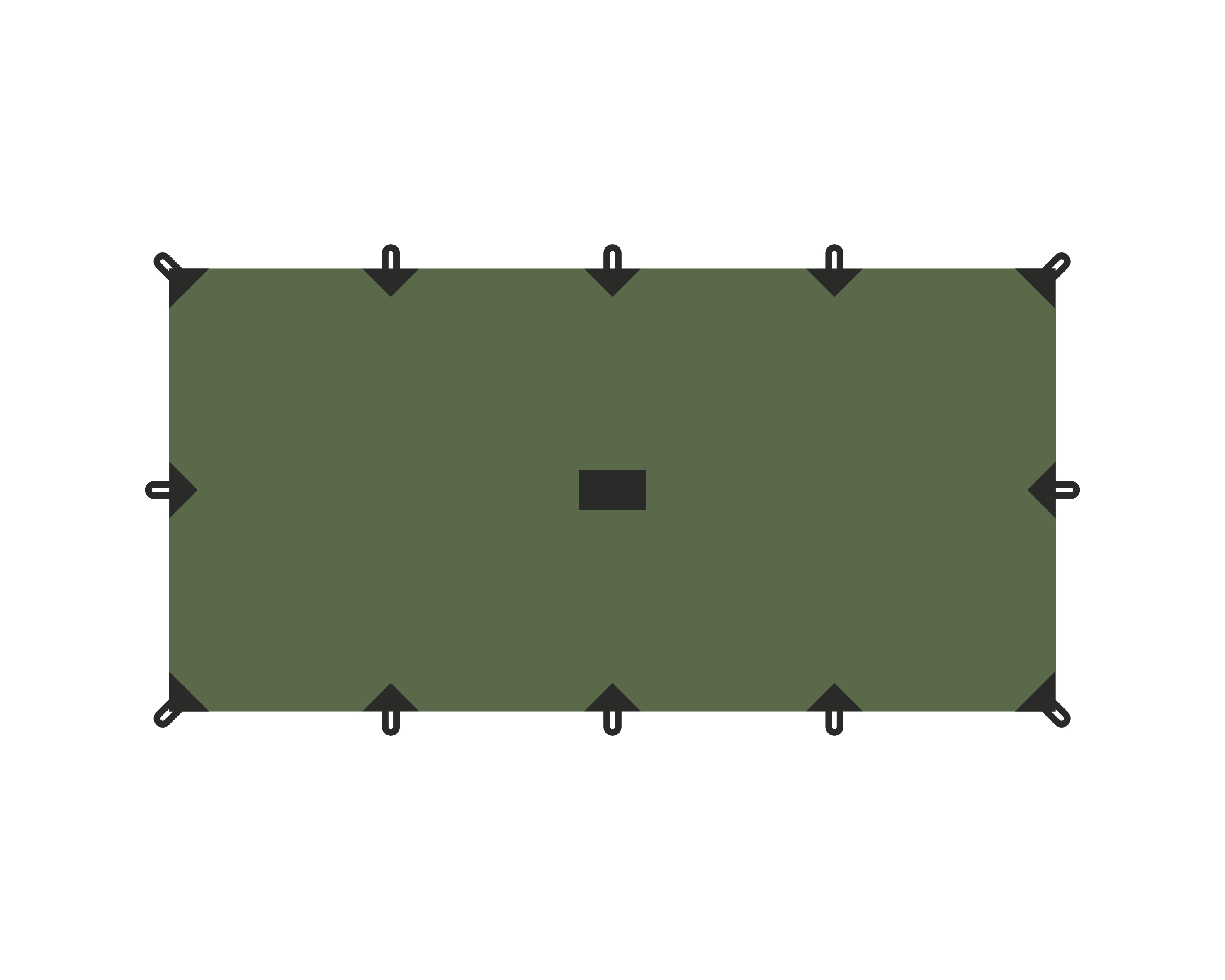 TENT тент 3X5м Talberg (зелёный)