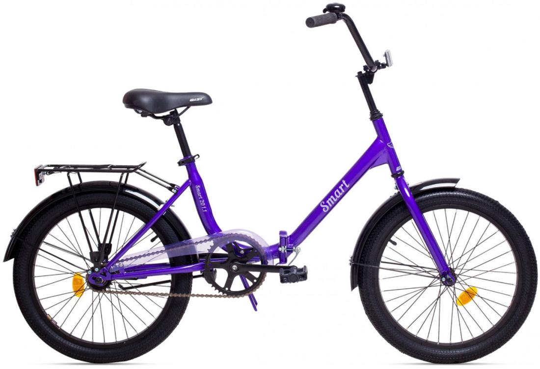 *Велосипед AIST Smart 20 1.1 2024, цвет фиолетовый 1, размер One Size *Велосипед AIST Smart 20 1.1 2024 - фото 1