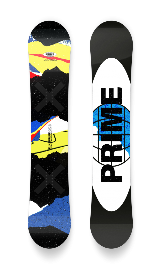 Сноуборд FUN-SURF Prime, цвет черный 1, размер 156