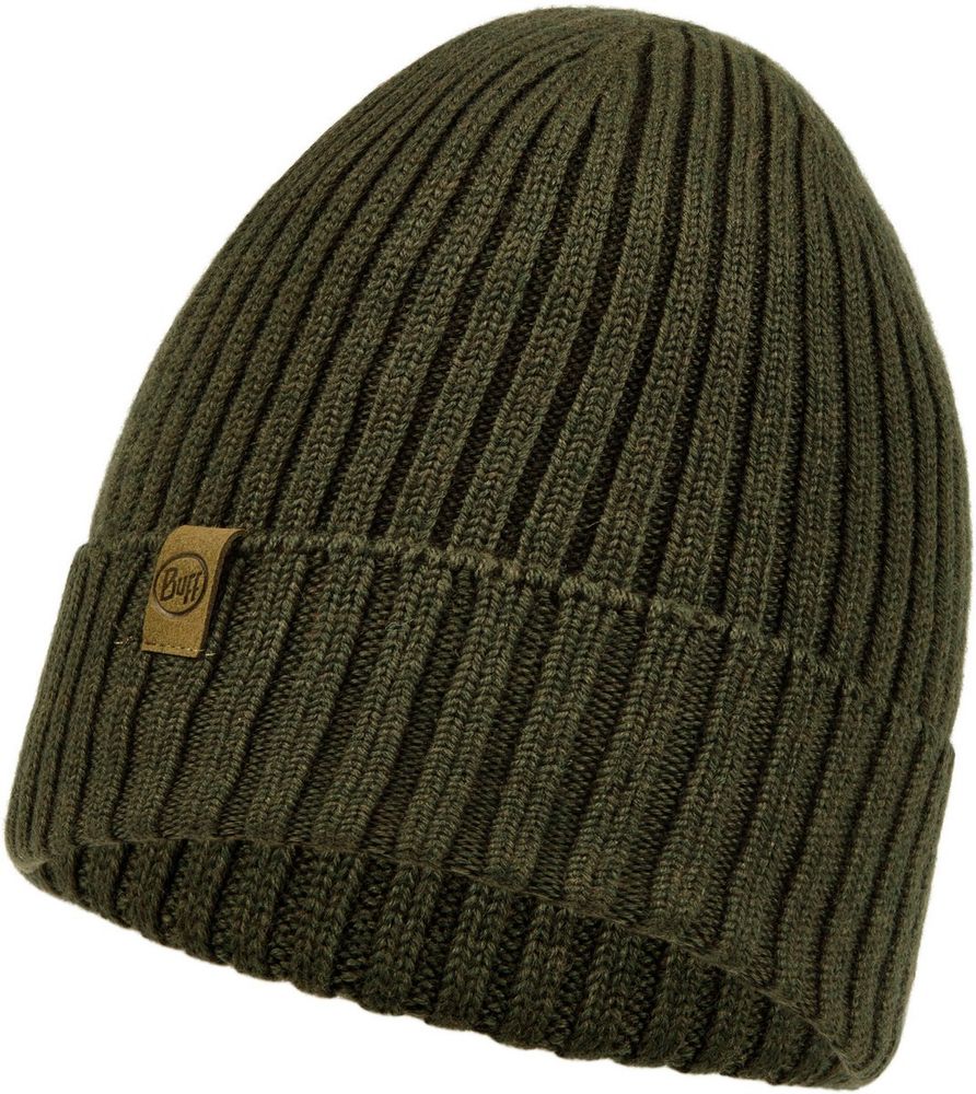 Шапка BUFF KNITTED HATS BUFF Buff, цвет темно-зеленый, размер One Size