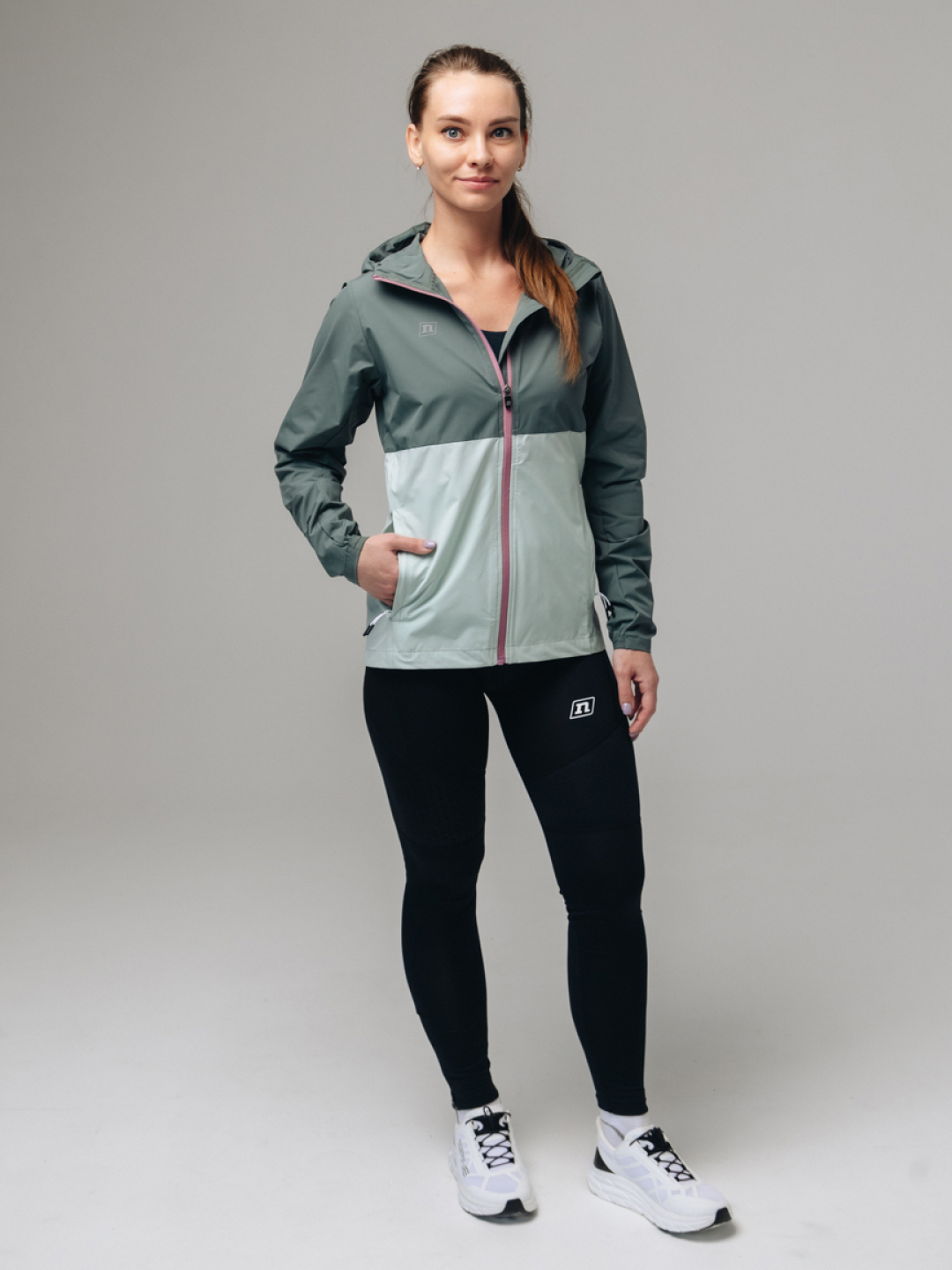 *Куртка NONAME WINDY JACKET 26 WOS LIGHT GREEN/BLACK