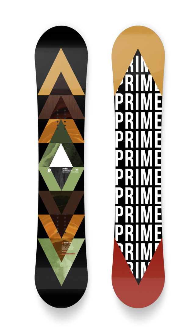 Сноуборд FUN-WOOD Prime, цвет черный 1, размер 160