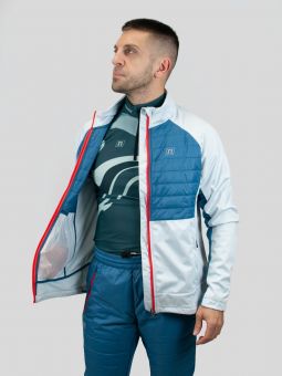 

*Куртка NONAME HYBRID JACKET LIGHT BLUE/PETROL BLUE UX, Голубой