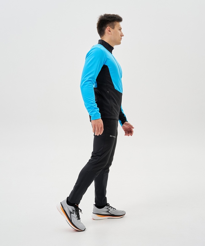 Тренировочная куртка Nordski Advance Light Blue/Black (52-XL, Light Blue/Black, , , , , )