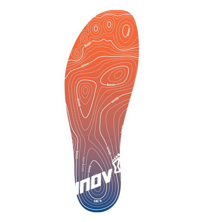 Стельки Natural - 6mm footbed (4, Orange/Blue, , )