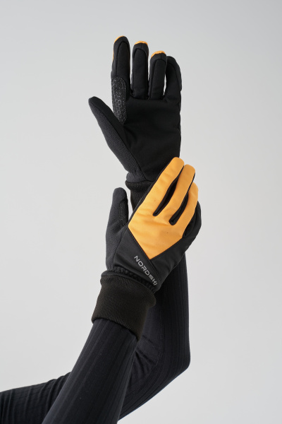 Перчатки Nordski Motion Black/Orange WS (7-XS, Black/Orange, , , , , )