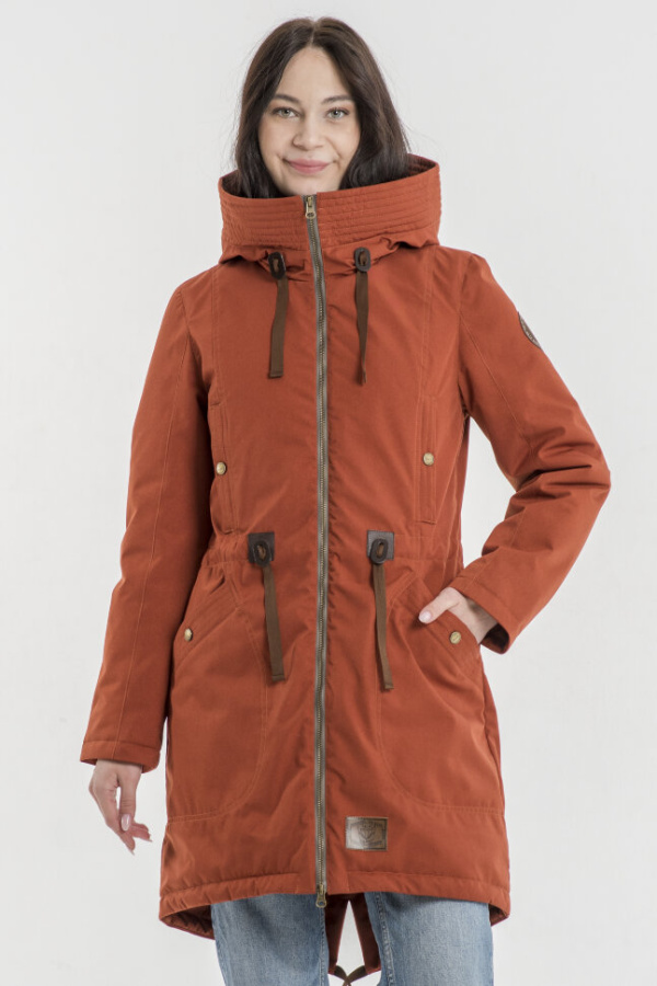 *Парка жен. арт. 48275 (170, Кирпичный, 88, 98, , , )