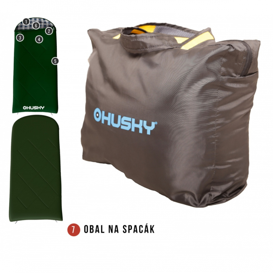 GARY - 5°С 220x90 спальный мешок (зелёный, правый ) GARY - 5°С 220x90 спальный мешок (зелёный, правый )