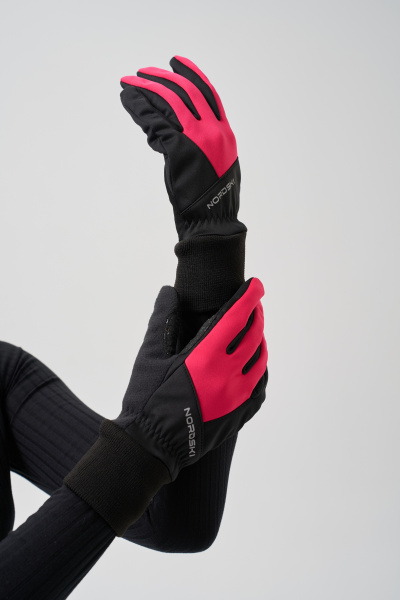 Перчатки Nordski Motion Black/Pink WS (7-XS, Black/Pink, , , , , )