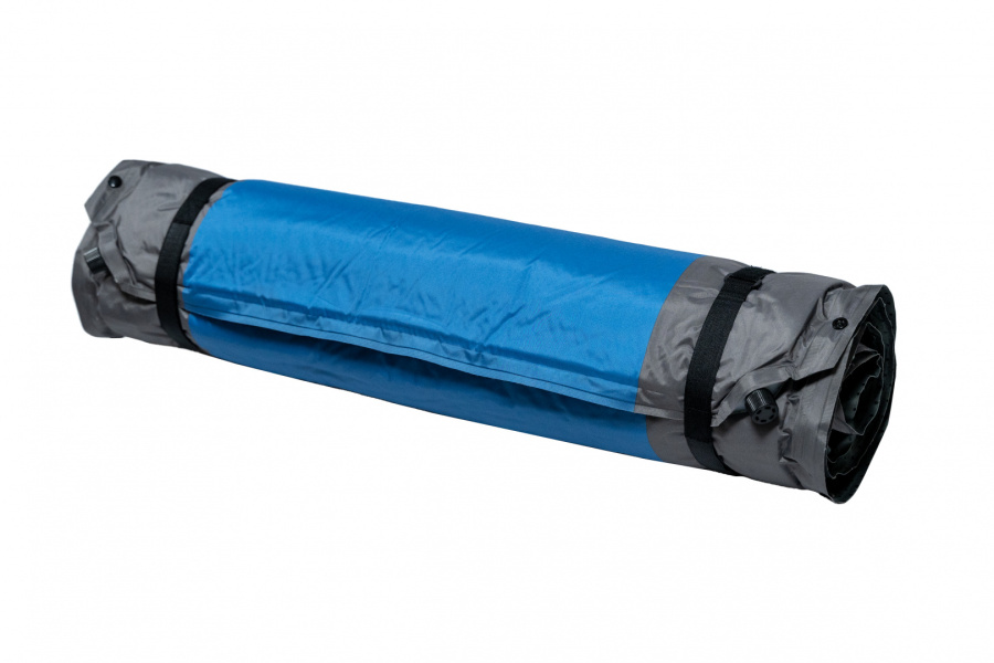 CAMPER WIDE MAT самонадувающиеся коврики (200х81х5 см, серый/синий) CAMPER WIDE MAT самонадувающиеся коврики (200х81х5 см, серый/синий)