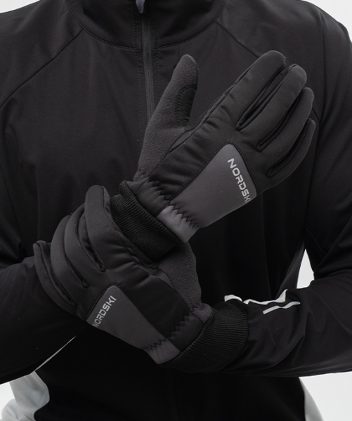 Перчатки Nordski Arctic Black/Grey (7-XS, Black/Grey, , , , , )