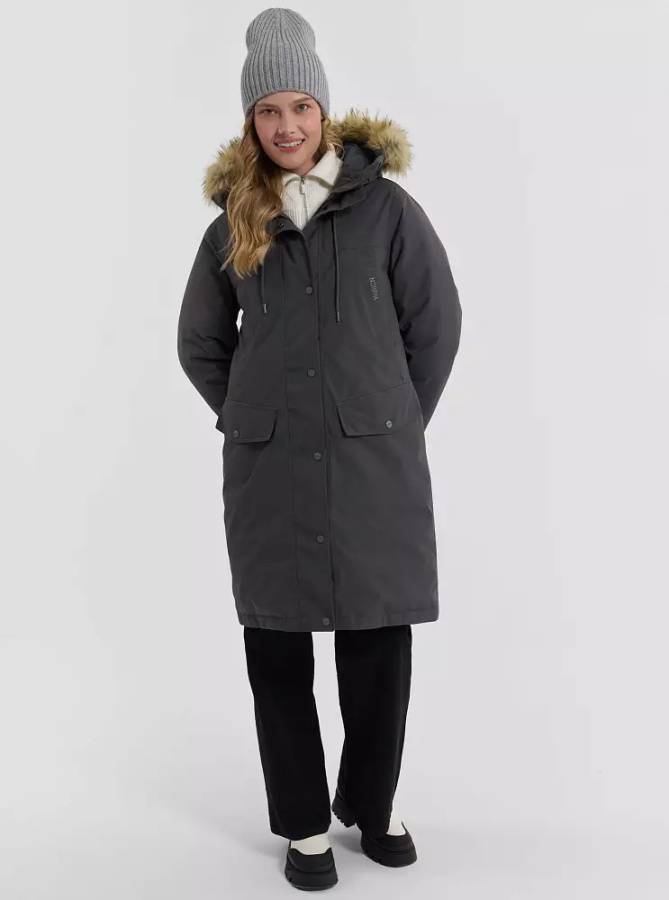 *100410 Куртка женская IREMEL (34, 614 серый гравий, , , , , )