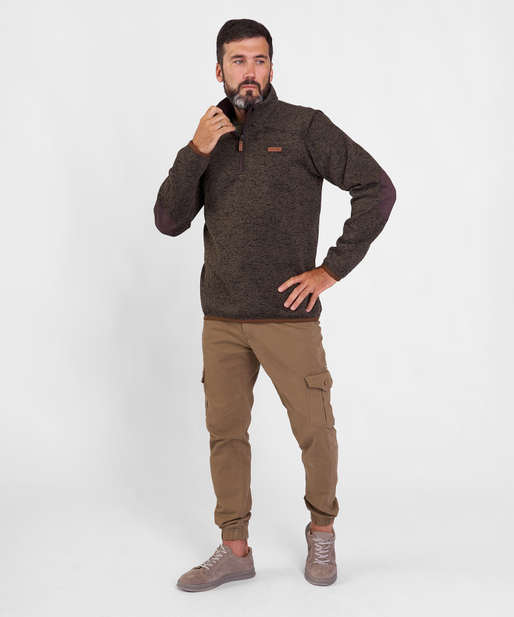 Пуловер Aniak II Мужской (M, 2100/т.коричневый, , , , , )