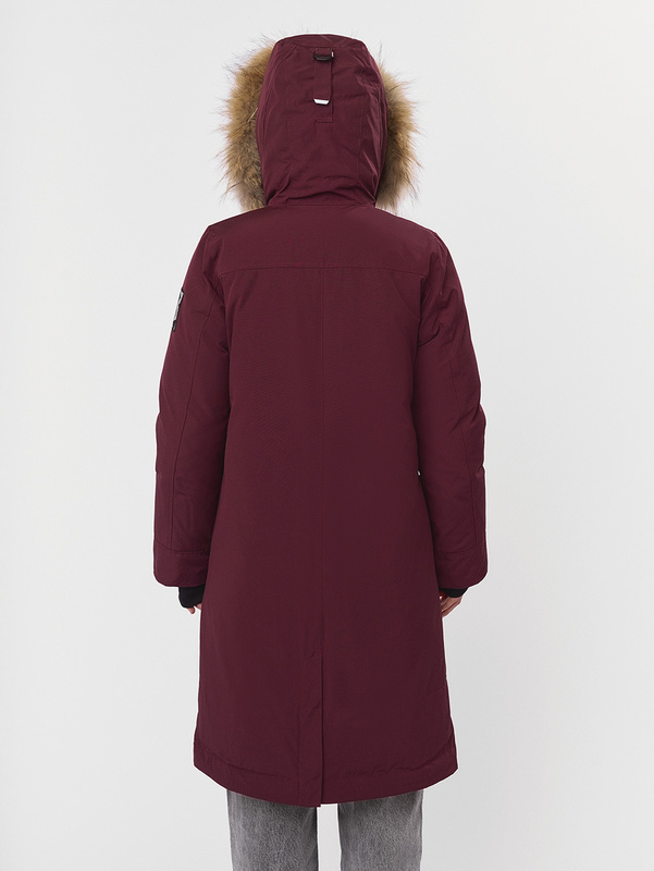 Полупальто пуховое Nyla III Женское (XL, 2500/бургунди, , , , , )