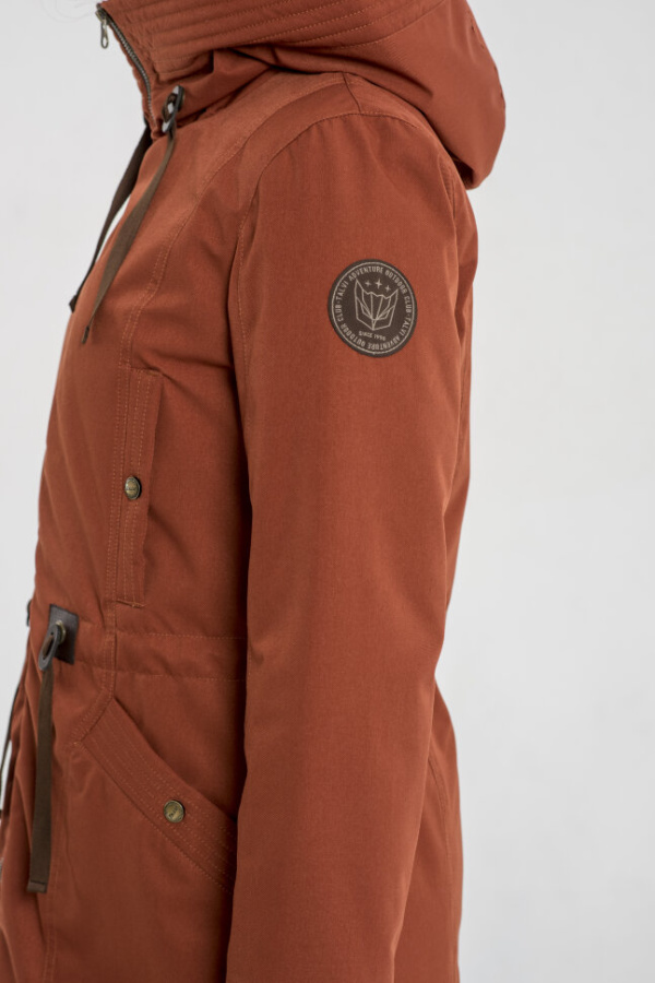 *Парка жен. арт. 48275 (170, Кирпичный, 88, 98, , , )