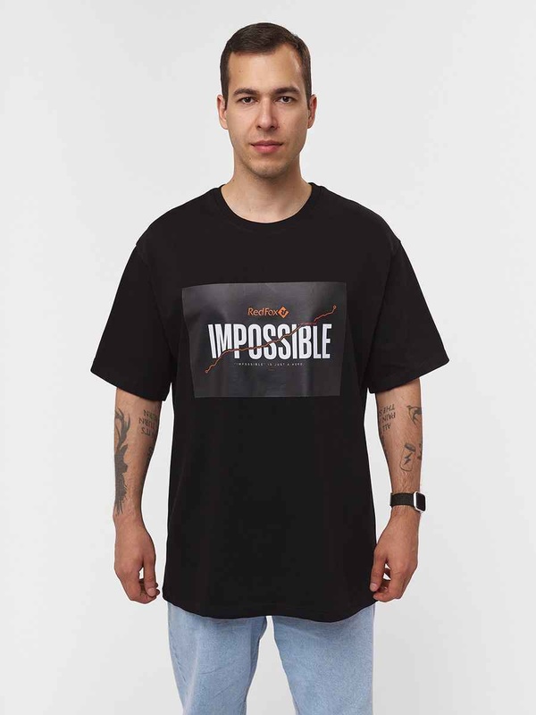 Футболка Impossible Red Fox (XXL, 1000/черный, , , )