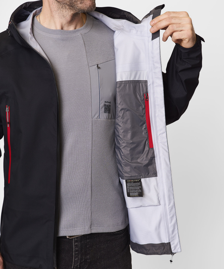 Куртка ветрозащитная Vector GTX V Мужская (XXL, 1010/черный/черный, , , , , )