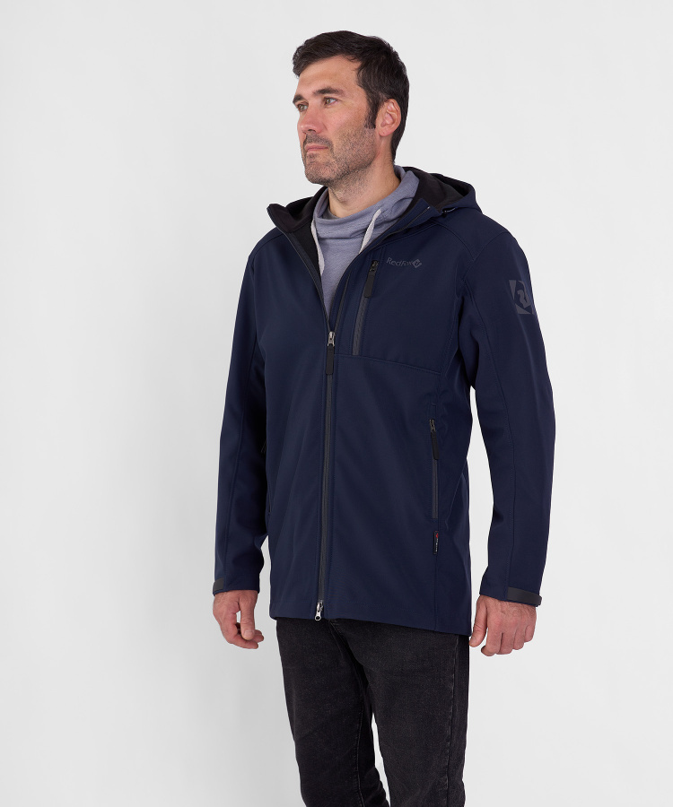 Плащ Dublin Мужской (M, 9930/черно-синий/темно-серый, , , , , )