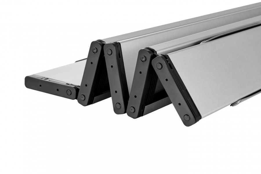 2401 MINI ALUNIUM TABLE S стол скл. алюм (серебристый) 2401 MINI ALUNIUM TABLE S стол скл. алюм (серебристый)