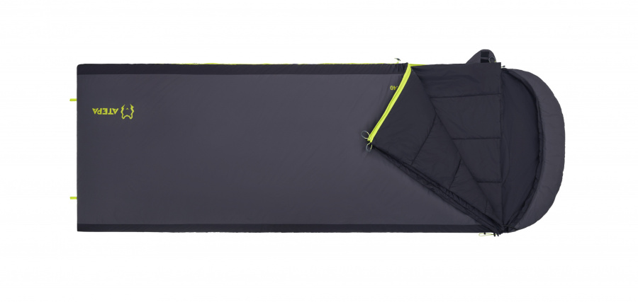 2101 ROCKY 520L -4°С 230х90 спальный мешок (-4°C, черный/графитовый правый)