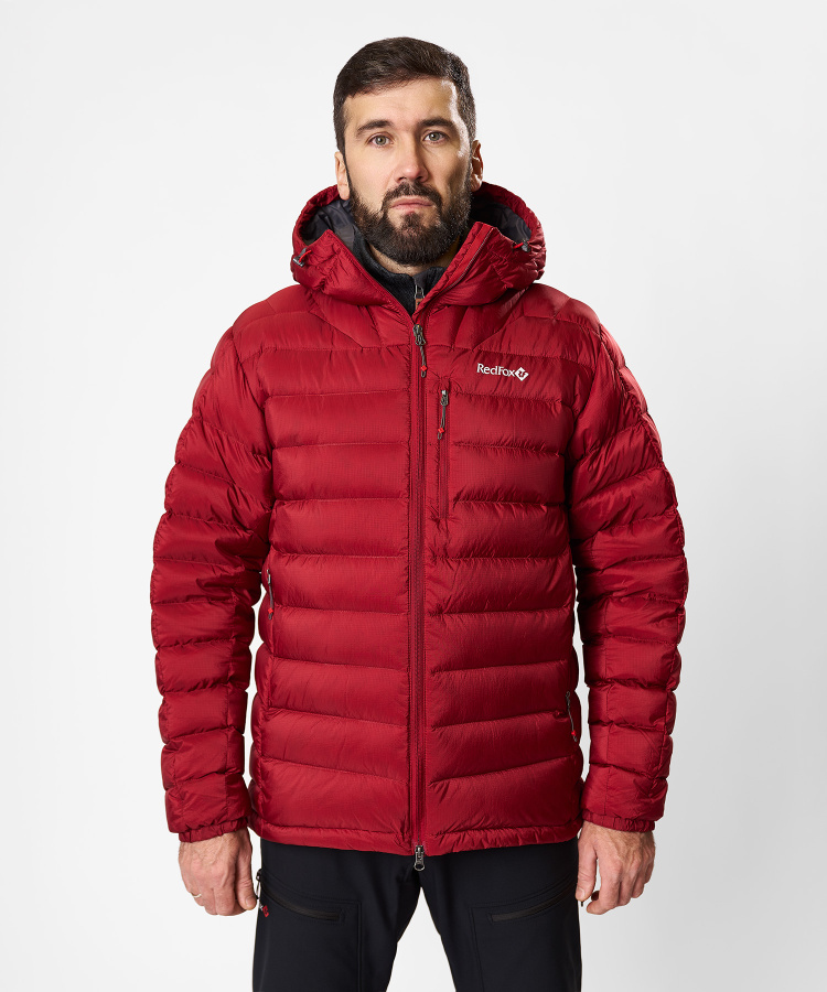 Куртка пуховая Flight Lite IV Мужская (S, 1200/т.красный, , , , , )