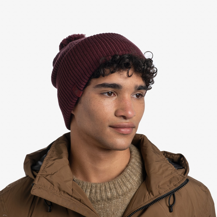 Шапка BUFF KNITTED HAT (One Size, Tim Maroon, , , )