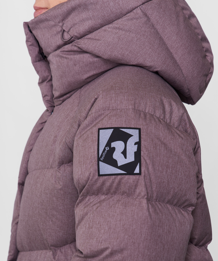 Пальто пуховое Ester VI Женское (XS, 4700/гранит, , , , , )