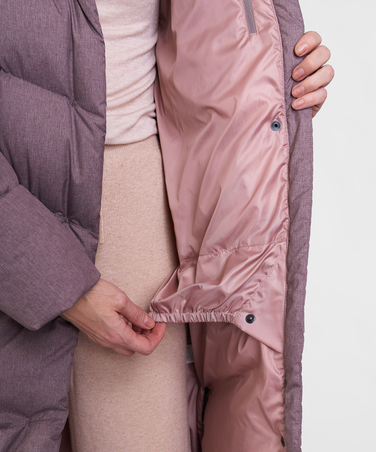 Пальто пуховое Ester VI Женское (XS, 4700/гранит, , , , , )