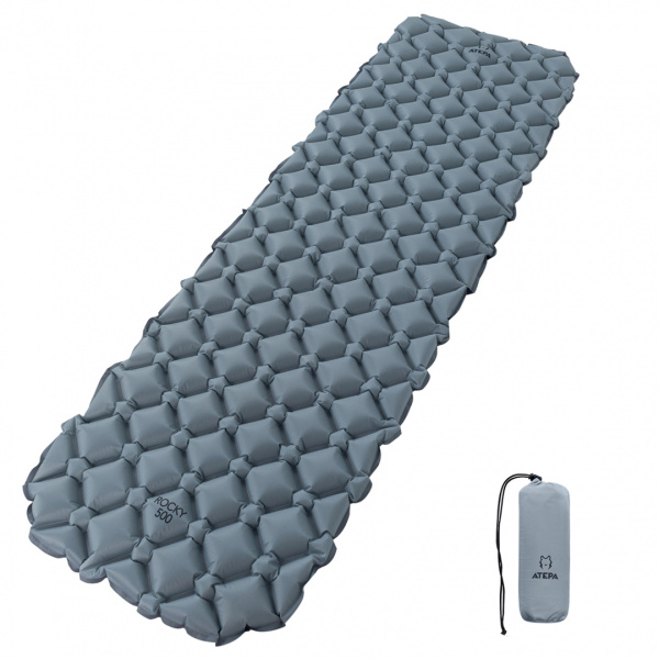 Купить Atepa 1008 mattress коврик надувной (св. серый, 189х58х6 см) 5 750 ₽ Atepa 1008 mattress коврик надувной (св. серый, 189х58х6 см)