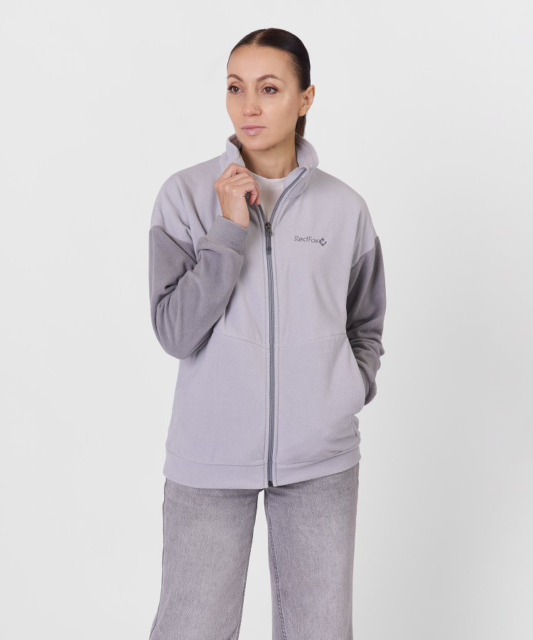 Джемпер Camp Jacket Женский (M, 7040/св.серый/серый, , , , , )