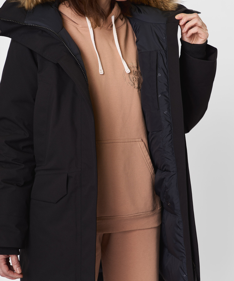 Полупальто пуховое Kodiak IV DF Женское (XL, 1000/черный, , , , , )