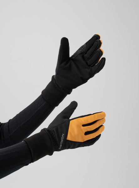 Перчатки Nordski Motion Black/Orange WS (7-XS, Black/Orange, , , , , )