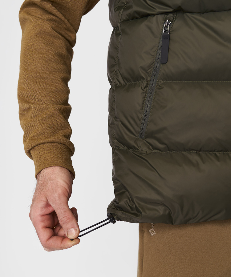 Жилет пуховый Nansen RL Мужской (M, 4110/хаки/черный, , , , , )