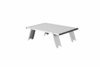 2401 MINI ALUNIUM TABLE S стол скл. алюм (серебристый)