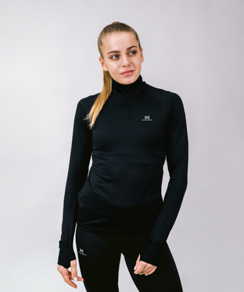 Лонгслив Nordski Pro Hand Black W (38, Black, , , , , )