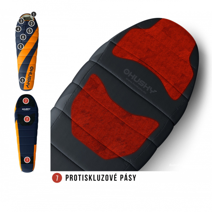 ENJOY LONG -25°С 230х85 спальный мешок (правый)